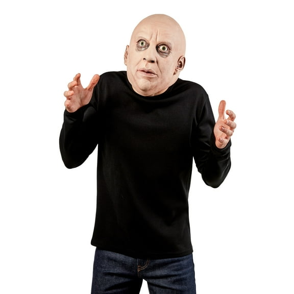 The Addam's Family Uncle Fester Overhead Latex Deluxe Mask for Men by Rubies