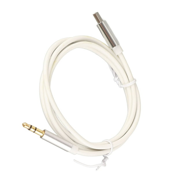 USB C A 3.5 mm de cable de conector de Sonido aux, admite llamas de Voz Tipo C A 3.5 mm de Sonido Ecológico tpe Portátil para Automóvil para Altavoz