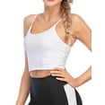 thumbnail image 5 of YouLoveIt Women Cami Tank Tops Sexy Vest Sleeveless Yoga Vest Home Casual Vest Ladies Summer Vest Crop Top Blouse Breathable Women Yoga Tops, 5 of 6