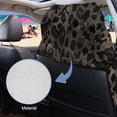 thumbnail image 5 of FOR U DESIGNS Grey Leopard Print Car Seat Cover Universal Front Seat Protector for Sedans, Quick-Dry & Soft Microfiber Athletic Running Towel Multi-Purpose Yoga Mat, Beach Towel, 2 Pack, 5 of 7