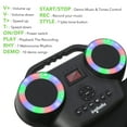 thumbnail image 6 of PAXCESS 9 Pad Roll-Up Electronic Drum Set with Pedals, Speaker, and Lights, 6 of 9