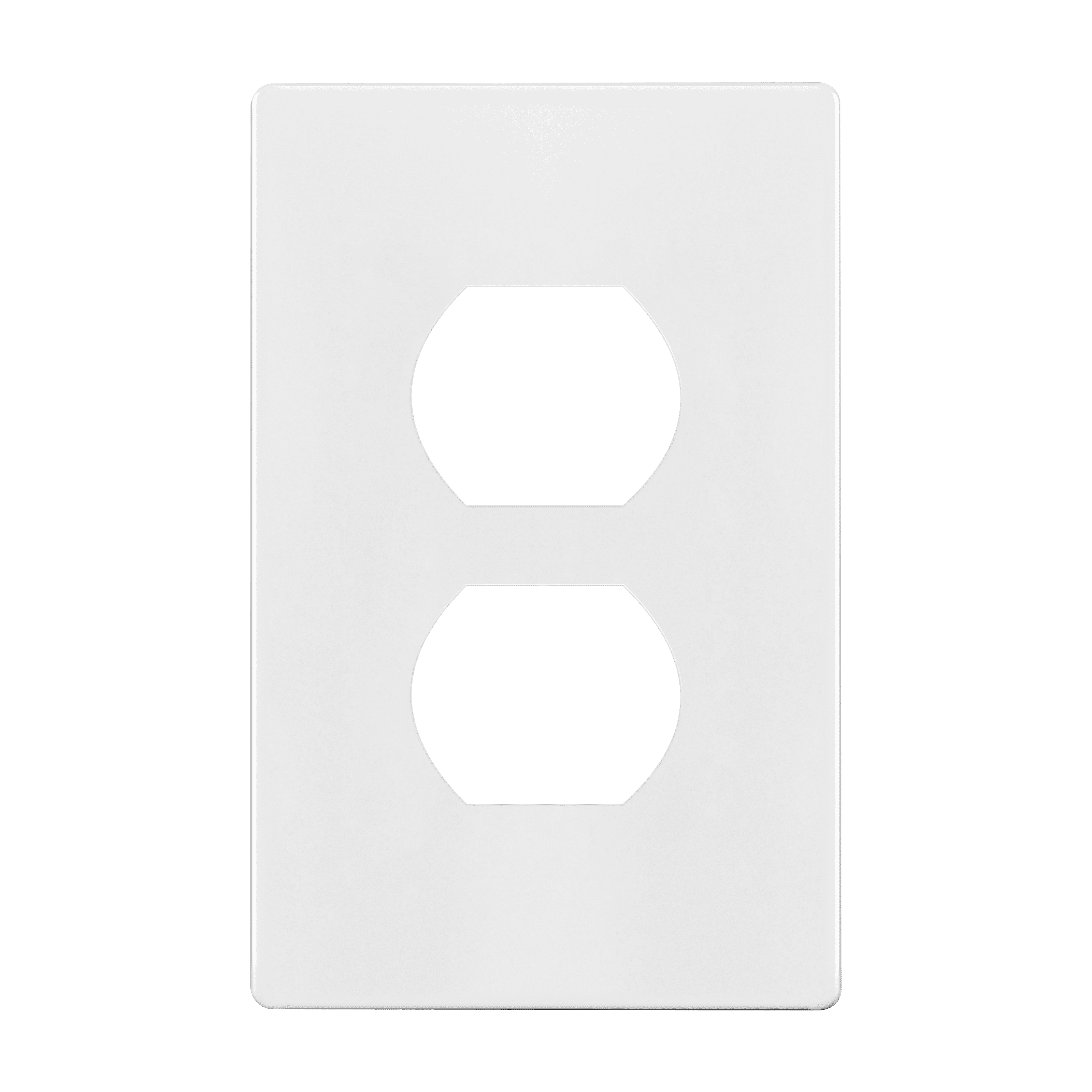 ENERLITES Screwless Duplex Wall Plate, Receptacle Outlet Cover
