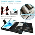 thumbnail image 5 of CoverON Apple iPhone 12 Pro Max Wallet Case, RFID Blocking Vegan Leather 6x Card Slot Holder Cover Flip Folio Phone Pouch, Black, 5 of 7