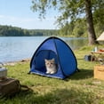 thumbnail image 4 of Portable Pet Tent Lightweight Dog Cat Shelter Breathable Mesh Sun Protection Foldable for Indoor Outdoor Camping Picnic Park Outing for Small Medium Dogs Cats Kittens Puppies Small Pets Supplies, 4 of 6