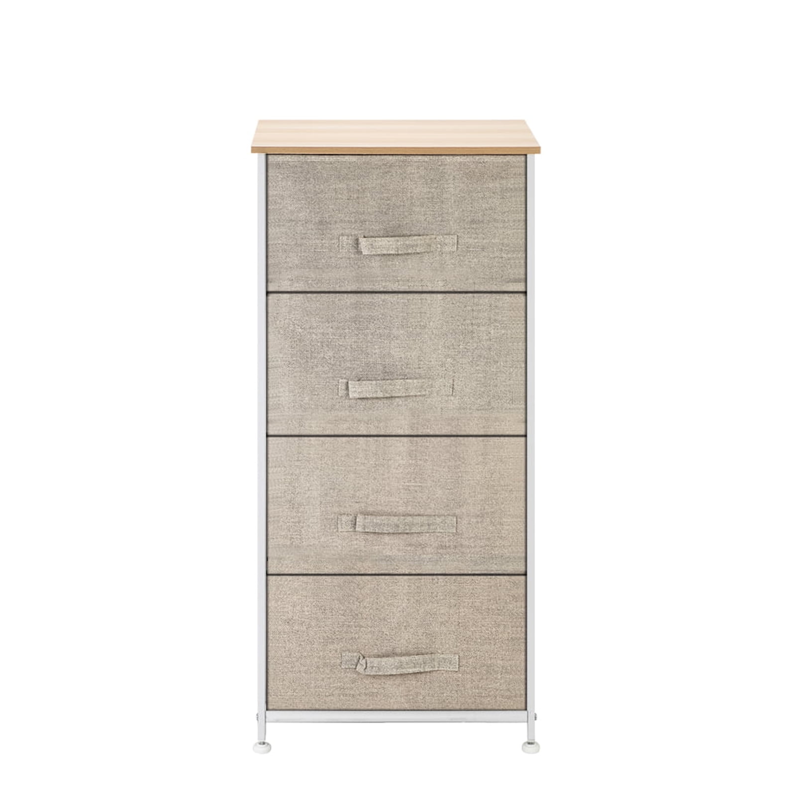 Hengu 4 Storage Drawers, Fabric Storage Bins with Drawers for Bedroom