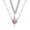 O, variant on LINXIQIN Heart Dagger Pendant Layered Necklace for Women