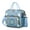 Sky-blue-17, variant on Folk Style Mandala Lunch Tote – Dual Compartment Cooler Bag with Adjustable Strap for Work or Travel