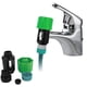 thumbnail image 1 of Adaptador de conector de manguera de grifo de manguera de jardín Universal, adaptador de grifo mezclador de acoplador rápido, cocina interior y exterior esquí esquí Gafas de esquí, 1 of 5