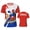 5, variant on Chile Flag Men Sports T-shirt Women Tees jersey for Soccer Football Running Bike Tennis Fitness Fans