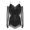 Black, variant on Women's Glittery Rhinestone Latin Dance Bodysuit Jazz Dance Top with Gloves Blue S