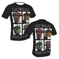 thumbnail image 5 of Gorillaz Men's Short-Sleeve T-Shirt Summer Casual Tee Top Breathable Crewneck T-Shirt Medium, 5 of 7