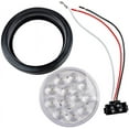 thumbnail image 4 of Astra Depot 16pcs LED 4" White Round Backup Reverse Lights Grommet Pigtail Kit for Truck Trailer Tractor, 4 of 6