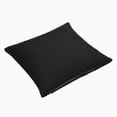 thumbnail image 6 of Mainstays Waffle Pillow Cover, 18" x 18", 2 pack, Rich Black, 6 of 8