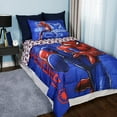 thumbnail image 2 of Spider-Man Ensemble de Draps pour Enfants avec Couette Réversible Lit Simple en Sac 4 Pcs pour Enfants, 2 of 4