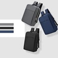 thumbnail image 1 of Slim Laptop Backpack, 15.6 Inch Capacity, Water-Resistant Material, USB Charging Port, Adjustable Shoulder Straps, For Business Travel, Commuting Students, Men Women, Travel Gear, Daily Use $BS$3, 1 of 8