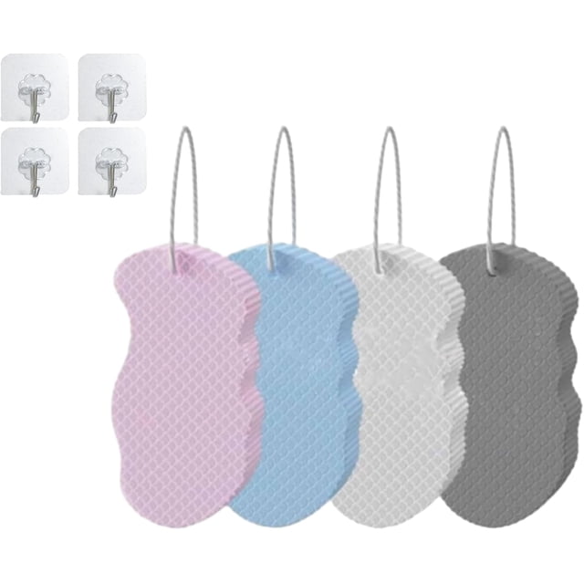 Depurador de piel coreano, Exfoliante depurador de piel coreano, Esponja depurador de piel coreano, Depurador de cuerpo coreano Piel muerta, Esponja de baño exfoliante súper suave, Esponja depurador c