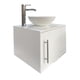 thumbnail image 2 of Gabinete Flotante DECOMOBIL para Baño Con Llave Monomando y Ovalín Blanco, 2 of 5