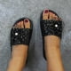 thumbnail image 4 of Moda Mujer Casual Encaje Brillante Lentejuelas Sandalias planas Zapatos Flip Flop Wmkox8yii hj789, 4 of 9