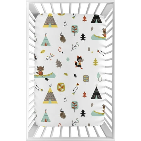 UPC: 0846480053781 | Outdoor Adventure Collection Mini Crib Sheet