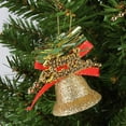thumbnail image 3 of Juego de 6 campanas navideñas de ratán para decoración de tarros. Afortunado Sencillez, 3 of 4