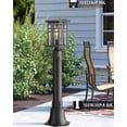 thumbnail image 2 of Mât de Lumière Extérieure avec Base, Accessoires de Mât de Lampe Extérieure HWH, Mât et Base de Montage en Aluminium Noir pour Sentier Extérieur, 2 of 5