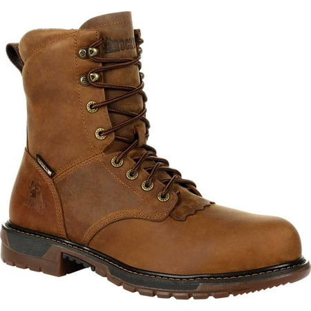 

Men s Rocky Original Ride FLX CT WP Western Boot RKW0324 Sandy Brown Full Grain Leather 10.5 W