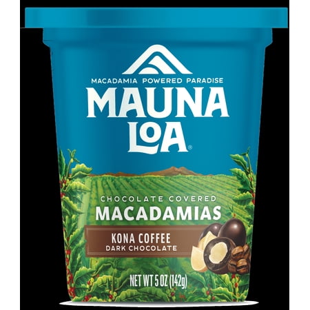 Mauna Loa Kona Coffee Dark Chocolate Macadamia Nuts - 5oz Cup
