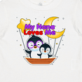 thumbnail image 4 of Inktastic My Nana Loves Me Penguin Boys or Girls Baby T-Shirt, 4 of 5