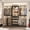 Gray Oak, variant on Aheaplus Closet System with 4 Drawers, 8FT Wood Closet Organizer System, 96’’ Closet Built In System Tower with Shelves, Walk-in Closet Wardrobe Clothes Garment Rack, Fits Spaces 4-9 ft, White