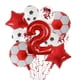 thumbnail image 4 of 11 globos de helio de aluminio para fútbol, decoraciones para fiestas de cumpleaños para niños, bolas de números verdes de 30 pulgadas, suministros para fiestas de fútbol, 4 of 5