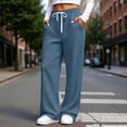 thumbnail image 5 of Women's Jogger Pants With Elastic Drawstring Wasit Pants Waist Multi-Pockets Casual Sweatpants For Active Gym Sessions, 5 of 7