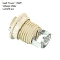 thumbnail image 4 of Uxcell G9 Light Base Socket Ceramic Lamp Bulb Holder Connector 2pcs, 4 of 5