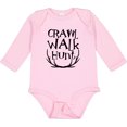 thumbnail image 3 of Inktastic Crawl, Walk, Hunt Boys or Girls Long Sleeve Baby Bodysuit, 3 of 5