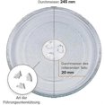 thumbnail image 5 of 2025 Latest Model Turntable For Microwave 24.5 Cm Microwave Plate Replacement, 5 of 5