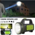 thumbnail image 3 of Linterna LED de ultra potencia recargable por USB 135,000 lúmenes 6,000 mAh Luz lateral Potente linterna a prueba de agua para emergencia Senderismo Camping Caza JAMW Sencillez, 3 of 5