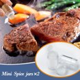 thumbnail image 4 of Portable reusable travel gear Silverware with box, travel camping cutlery set, chopsticks and straws, cutlery set with box - silver, 4 of 7