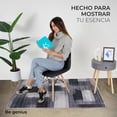 thumbnail image 2 of Silla Moderna Estilo Eames De Botones Tapizada En Vinipiel (Negro), 2 of 5