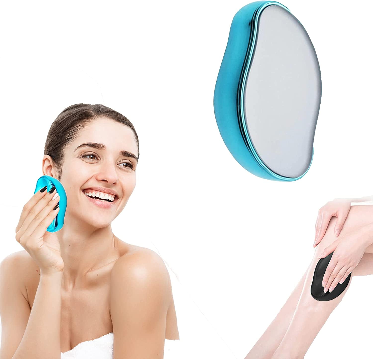 Crystal Hair Eraser, Mini Magic Eraser Hair, Painless Hair Removal for