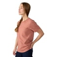 thumbnail image 2 of Dickies Women's Heavyweight Short Sleeve Pocket T-Shirt, Red Rock Heather, L, 2 of 5