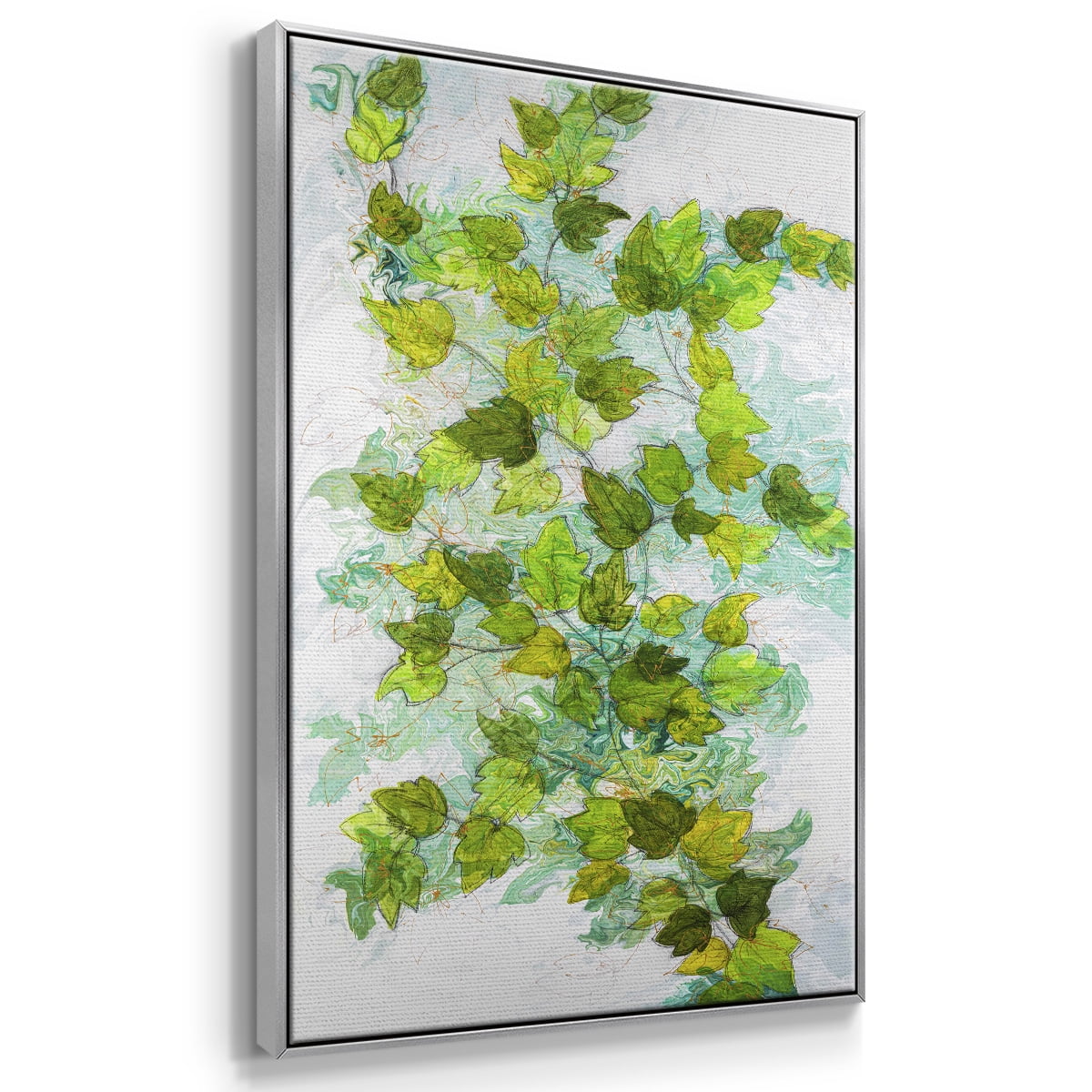 Ivy Framed Premium Gallery Wrapped Canvas - Ready to Hang