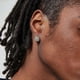 thumbnail image 5 of 18k Gold Nugget Earrings for Men Cubic Zirconia Square Earrings for Men Women Hypoallergenic Jewelry, 5 of 5