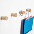 thumbnail image 4 of Natural Wood Wall Hooks - Rustic Coat Rack Hat Hooks (2 Pack), 4 of 5