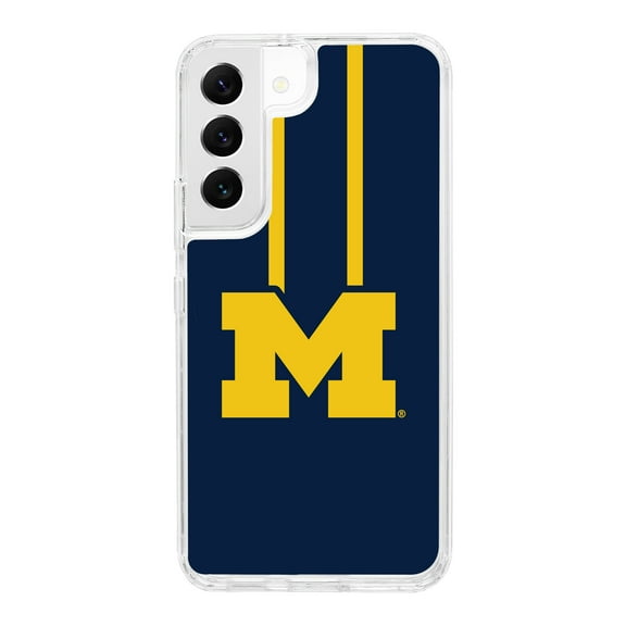 Michigan Wolverines HD Phone Case for Samsung Galaxy S22 (Stripe) by Affinity Bands