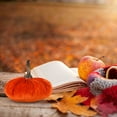 thumbnail image 4 of Desktop Ornament New Pattern Handmade Velvet Pumpkin Decorated With Super Soft And Delicate Pumpkin Pink Home & Garden Gift, 4 of 6