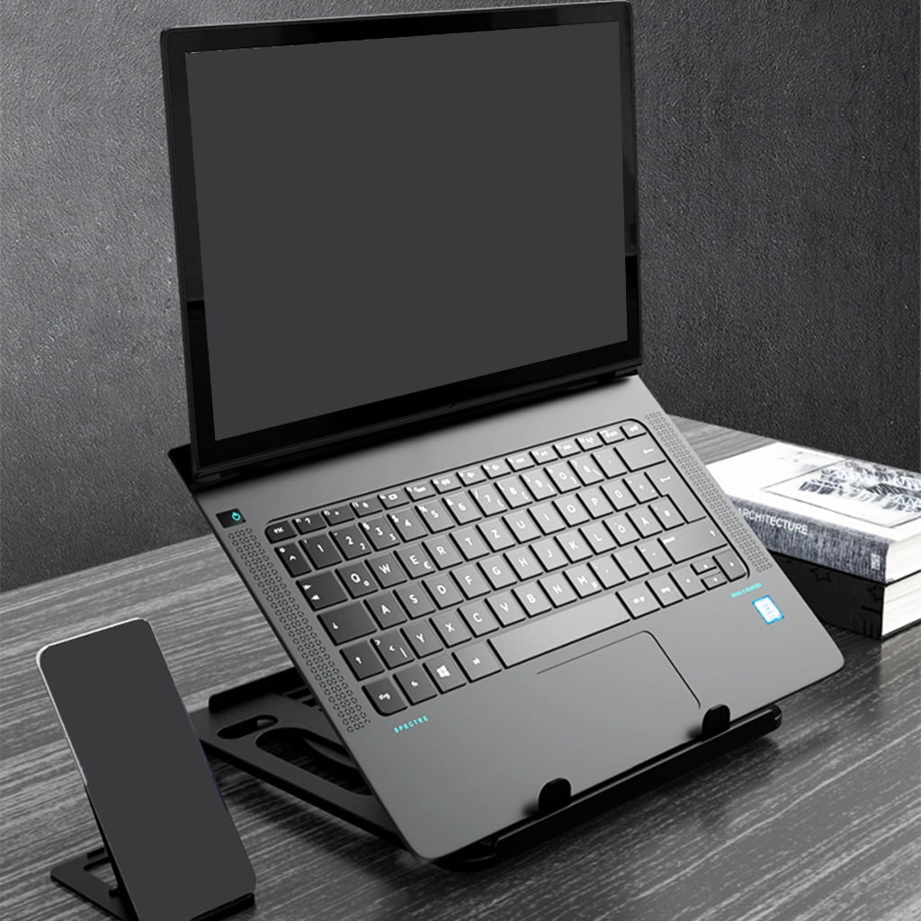 Collapsibl Ergonomic Laptop Stand Lightweight Aluminum Computer Riserly for Home and Travel Use