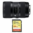 thumbnail image 1 of Sigma AF 18-35mm f/1.8 DC HSM Objectif pour Canon Inclut Bonus Sandisk 64 Go Extreme, 1 of 7