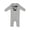 AC-Heather Grey, variant on Inktastic 1st Birthday Bee Baby Romper Coveralls