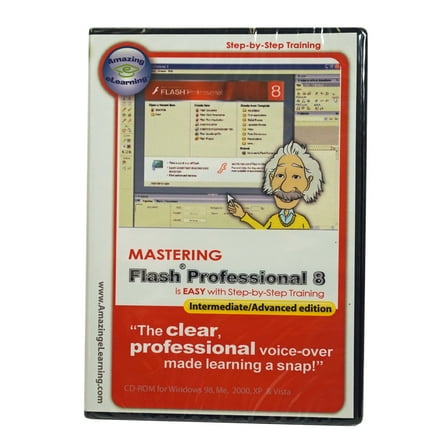 Mastering Flash Professional 8 - Intermediate / Advanced Step by Step Training PC Software)