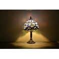thumbnail image 2 of Tiffany Style Lamp Table Lamp Bedside Desk Lamp Bedroom Stained-Glass 14.5'' Height Multi-Color, 2 of 4