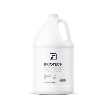 Briotech Sanitizer Disinfectant, Kill 99.99% of Viruses & Bacteria, Control Mold, 1 Gallon